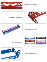 Support de voiture personnalisé plaques d'immatriculation auto voiture camion pare-chocs inclinaison plaque d'immatriculation montage cadre support