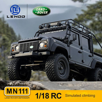 Lehoo Toys MN-111 1/18 4WD RC Crawler Truck, Coche de Carreras Todoterreno de Alta Velocidad Listo para Usar