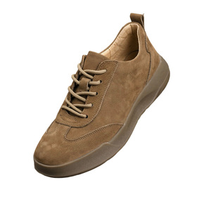 Chaussures bateau rétro en daim pour hommes, bout rond, semelle extérieure en caoutchouc, semelle intermédiaire en EVA, confortables, toutes saisons, usage décontracté - Product Image 4