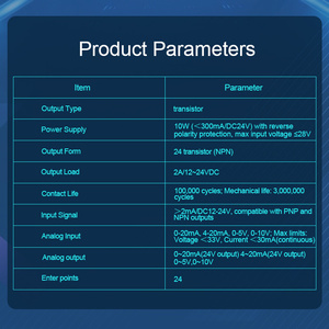 Oshangming PLC транзистор выход 24 вход 24 выход с RS485 Modbus RTU бесплатное программное обеспечение - Product Image 5
