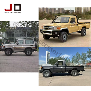 Marchepied latéral de sport en alliage d'aluminium JD AUTO pour Toyota Land Cruiser série 70 LC76/LC79 (2013-2018) fixation à vis complète - Product Image 2