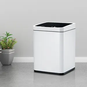 2023New creative comfort large rechargeable smart electronic induction garbage can ozone