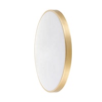 Painel de luz de led dourado 4000k, lâmpada de teto tripla impermeável, lâmpadas de teto, superfície para painel, luz 54w, venda imperdível
