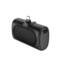 Mini chargeur de téléphone portable en forme de capsule 10000mAh, charge rapide 22.5W, portable, câble pliable intégré, type-C 15W/20W, cadeau personnalisé OEM