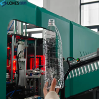 Machine de soufflage automatique Mitsubishi PLC LS-A2 à 2 cavités pour bouteilles PET, capacité max. 2L, pour eau, jus et boissons gazeuses