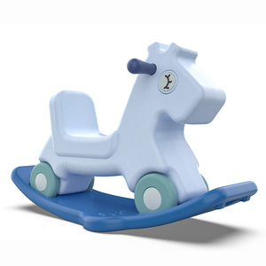 لعبة منزلقة هزازة للأطفال من البلاستيك عالي الكثافة للأطفال الصغار صبيان وبنات <span class=keywords><strong>3</strong></span> في 1 PE حذاء حصان بلاستيكي للأطفال - Product Image 5