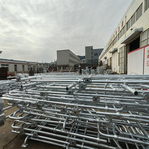 Barrière de trafic galvanisée à chaud Joint à rotule Garde-corps en acier Poteau de poteau de peinture Main courante - Product Image 1