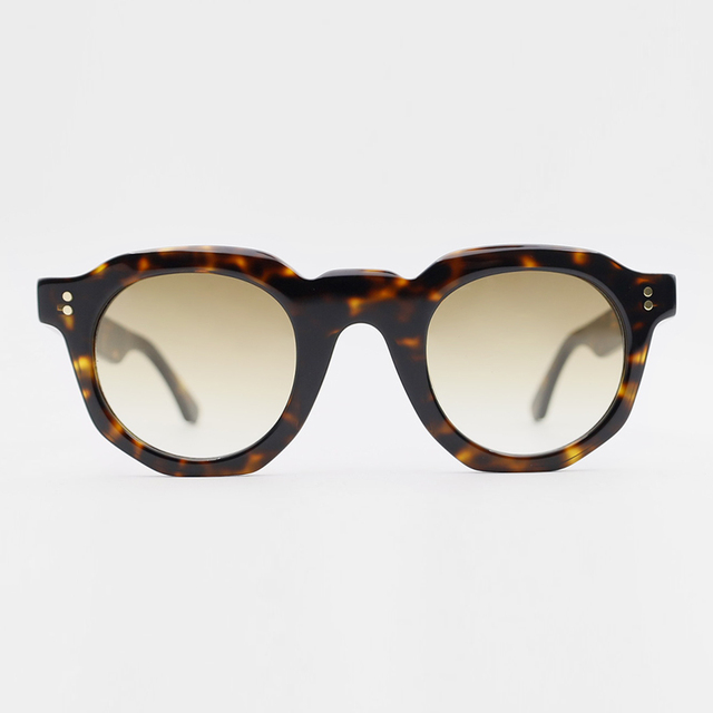 2023 Designer Brand Sunglasses for Unisex High Quality Cute round Frame Shades in Coffee for Women