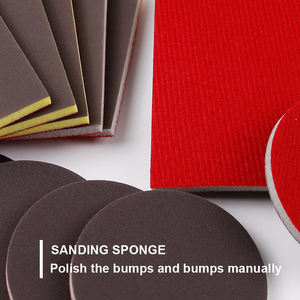 Spugne abrasive carta vetrata in schiuma lavabile e riutilizzabile adatta per la lucidatura di materiali diversi - Product Image 3