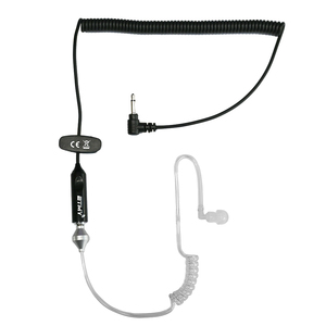 Auricular Acústico Discreto con PTT para Walkie Talkie, Radio Bidireccional, Comunicación de Seguridad, Conector de 3.5mm, Uso en Interiores - Product Image 1