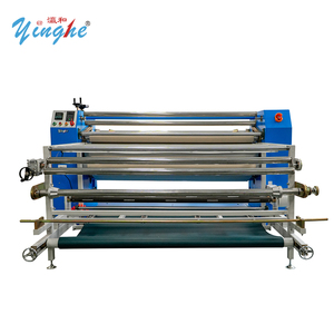 Alta calidad YingHe hidráulico 210mm * 1800mm rodillo de aceite máquina de sublimación semiautomática nueva 220V prensa de calor de transferencia de camisetas - Product Image 1