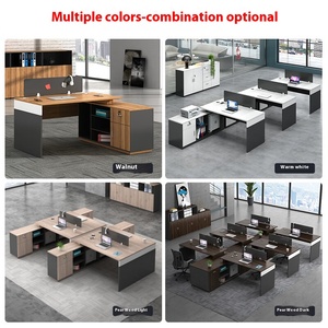 <strong>Office</strong> <strong>Desk</strong> and Chair Combination <strong>Office</strong> Card Space Card Seat Modern Screen Workstation Company Computer <strong>Desk</strong> - Product Image 2