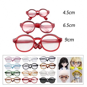 Gafas de Plástico para <span class=keywords><strong>Muñecas</strong></span> de 20 cm, 1/3 BJD Ob11 Blythe, Gafas Transparentes de la Marca Tide - Product Image 4