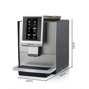 Dr. café f08 grãos comercial automáticos de cor prata para xícara de máquina de expresso