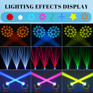 Faro mobile professionale per DJ, luci a <span class=keywords><strong>LED</strong></span> per palcoscenico, faretto a fascio DMX512 con attivazione sonora e telecomando per feste in discoteca - Product Image 4