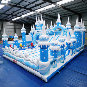 Outdoor Kids Inflables <b>House</b> Amusement Park Playground Fun City <b>Inflatable</b> Castle With Slide <b>Inflatable</b> Obstacle Course Inflatab - Product Image 4