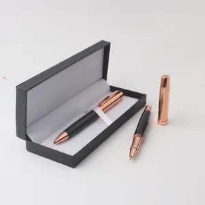 वेनिई निर्माता उच्च गुणवत्ता वाली लक्जरी धातु व्यवसाय उपहार पेन ओएम जोड़ी उपहार बॉक्स के साथ बॉलपॉइंट पेन की जोड़ी