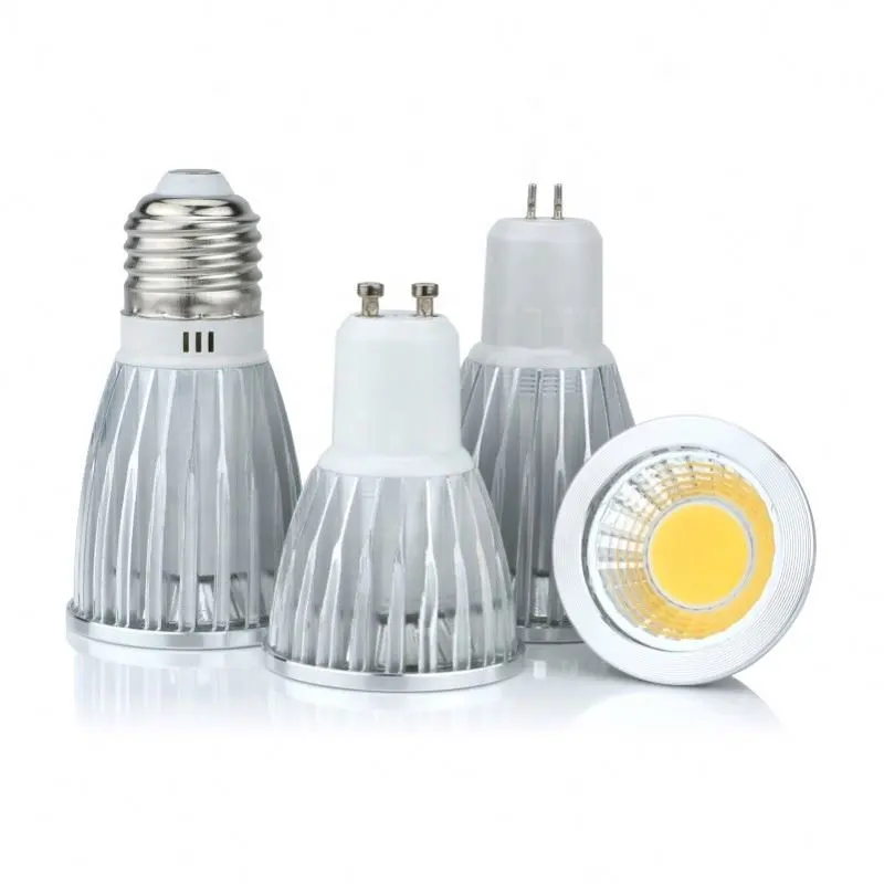 Faretto led COB 3W 5W 7W 10W ad alta luminosità E27 E14 GU10 GU5.3 220V MR16 lampadina Led ad alta efficienza