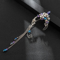 Style européen et américain à la mode Elf Long Tassel Oreille Suspendue Accessoires d'oreille pour femmes