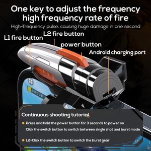 Memo AK06 <b>Gaming</b> <b>Controller</b> for Mobile with Six Finger Operation Game <b>Controller</b> for Android Phone - Product Image 6