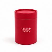 Boîte d'emballage cylindrique en carton personnalisée de luxe pour cosmétiques, huiles essentielles, soins de la peau, eye-liner