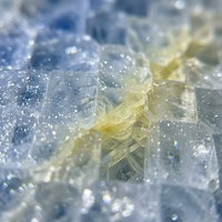 Brasilianische Cristalita Blaue Quarzit-Platten - Eisblauer Kristallstein für Küchenarbeitsplatten, Waschtische & Wände, Poliert und Maßgeschnitten