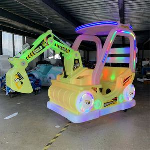 Offre Spéciale Manèges de Parc d'Attractions : Voiture à Batterie avec Éclairage LED Coloré, Excavatrice et Voiture Tamponneuse pour Utilisation Extérieure et Intérieure - Product Image 2