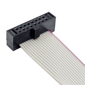 ชุดสายริบบิ้นแบนสีเทาพร้อมขั้วต่อ IDC 1.27 มม. และช่องเสียบสายเคเบิล - Product Image 4