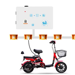 Stazione di ricarica commerciale ev a 10 porte sistema software di pagamento stazione di ricarica per bici solare stazioni di ricarica montate a pavimento