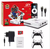 Console de jeux vidéo S Classic G7 4K TV Gamebox HD Arcade, jeux rétro, double manette sans fil, Android 12, boîte de jeux TV