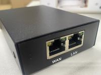 Caja grabadora de teléfonos IP con puertos WAN y LAN para compatibilidad con protocolo SIP