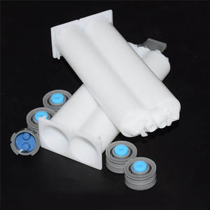 Dispenser jarum suntik perekat 1:1 2:1 2 bagian kosong 50ml tabung lem AB dengan piston segel - Product Image 2