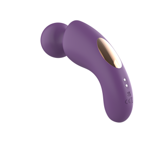 Purple USB Rechargeable Silicone <b>Vibrator</b> Small Anal Plug with 10 <b>Vibration</b> Modes 100% Waterproof - Product Image 6