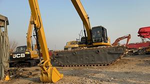 เรือใช้แล้วรถขุดขนาด20ตันรถ320C สะเทินน้ำสะเทินบกรถขุดเรือ320D 320C สำหรับแมว - Product Image 3