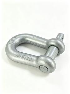Manilles en câble <span class=keywords><strong>d</strong></span>'acier forgées de type <span class=keywords><strong>D</strong></span> avec écrous, haute résistance, pour levage et verrouillage, type US, pour applications marines et minières - Product Image 2
