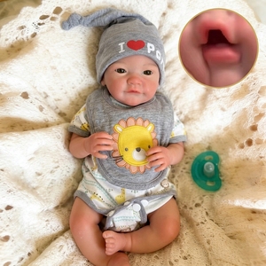 Muñeca Reborn Realista de 18 Pulgadas, Cuerpo Completo de Silicona Suave, Juguete de Bebé Recién Nacido con Aspecto <span class=keywords><strong>Real</strong></span> - Product Image 3