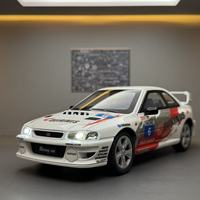 Modèle de voiture de sport en métal moulé sous pression Maisto 1:24 Impreza WRX STI de haute qualité, véhicule en alliage, jouet de collection, cadeau