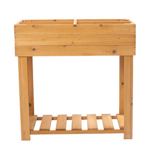 Fournisseur d'usine OEM/ODM : Nouvelle <span class=keywords><strong>jardinière</strong></span> en <span class=keywords><strong>bois</strong></span> à double couche <span class=keywords><strong>pour</strong></span> fleurs et légumes avec un plateau inférieur en <span class=keywords><strong>bois</strong></span> - Product Image 2