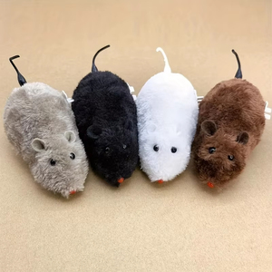 Nouveau jouet interactif pour chat, souris mécanique à remonter, modèle mignon, jouet universel pour chaton, jouet pour chat qui bouge - Product Image 4