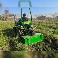 Tractor Agrícola Compacto de 14HP, Mini Tractor Pequeño para Agricultura, Pequeno Trattorino Tagliaerba