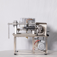 Prix bon marché automatique filtre à huile de noix de coco tournesol système de filtration d'huile d'arachide HJ-YL50