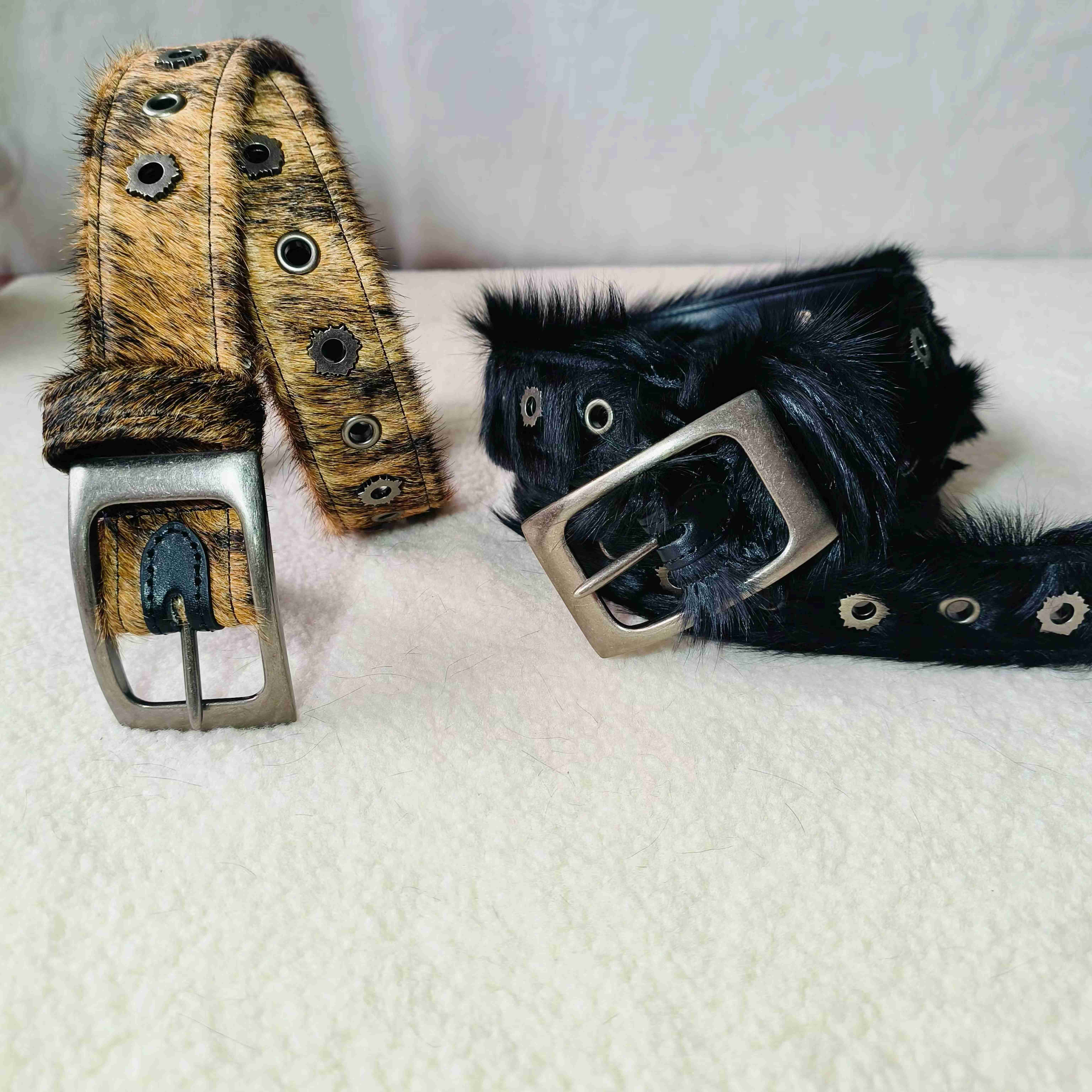 leather animal print