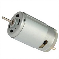 Motor Generator DC Magnet Permanen RS 390 RS-395 12V 3W dengan Sikat untuk Sepeda Listrik, Kipas Perahu, Rumah Pintar & Peralatan Rumah Tangga