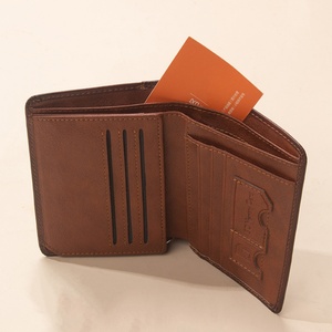 Customized Men's Genuine Leather Vertical Minimalist RFID <b>Passport</b> <b>Holder</b> Multi-function Slot SIM Card Credit Card Business Card - Product Image 4