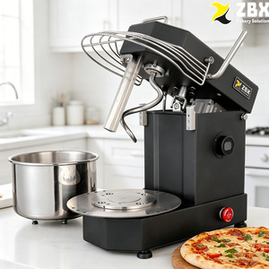ZBX HM-5TD 750W Prix usine 5L 2Kg Pétrin mélangeur à spirale à tête inclinable pour usage domestique, pour pain et pizza HM-5TD - Product Image 1