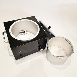 Scaldacera Elettrico Professionale in Acciaio Inox Nero da 7 libbre, Grande Capacità, per Depilazione - Product Image 2