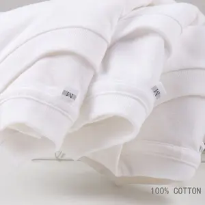 Toptan stok boş ucuz Unisex beyaz siyah Tee gömlek % 100% pamuk erkekler T shirt