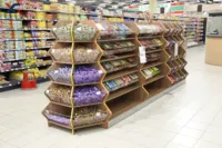 GXM सुपरमार्केट शेल्फ दुकान डिजाइन अनुकूलित ट्रक सुपरमार्केट ठंडे बस्ते में डालने के लिए प्रदर्शन रैक समायोज्य धातु शेल्फ प्रणाली