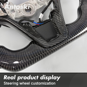 Volante Deportivo de Fibra de Carbono Real Personalizado para <span class=keywords><strong>Lexus</strong></span> <span class=keywords><strong>LC</strong></span> <span class=keywords><strong>500h</strong></span> 2017-2024 ES IS, Mejora del Interior de Autos de Lujo - Product Image 4