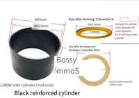 Joint d'étanchéité de cylindre de pompe à air en cuir importé sans huile pour compresseur d'air, bague de piston en PTFE pour compresseur d'air